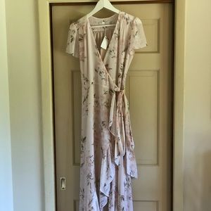 wayf natasha floral wrap dress